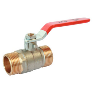 Vanne pour robinet boisseau sphérique embout M/M - 26 x 34 mm
