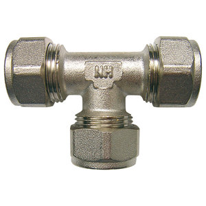 Té à compression Ø 20-16-20 mm