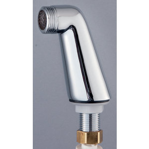 Colonnette chromée pour fixation d'une robinetterie 20x27 mm