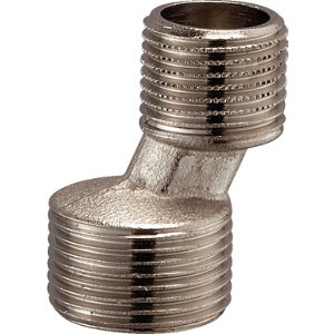 Raccord excentré en laiton chromé mâle 15x21 mm 20x27 mm