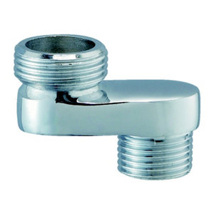 Raccord excentré mural en laiton mâle - Ø 25 mm 15x21 mm / 20x27 mm