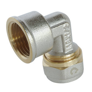 Coude femelle à compression Ø 16 mm filetage 15x21 mm