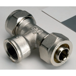 Té pour tube multicouche Ø16 mm – Femelle 15x21 / (1/2)