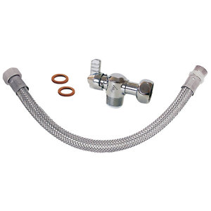 Robinet de chasse équerre et flexible unitaire