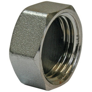 Bouchon femelle en laiton brut auto-étanche F 15x21 mm