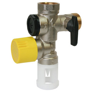 Groupe de sécurité pour chauffe-eau électrique vertical avec siège Téflon obligatoire