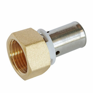 Raccord PER droit femelle à sertir Ø 12 mm 12x17 mm