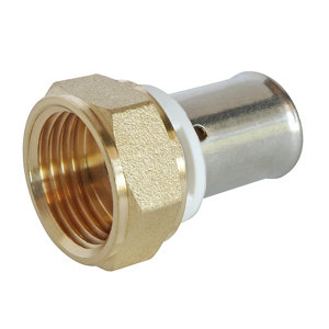 Raccord PER droit femelle à sertir Ø 12 mm F 15x21 mm