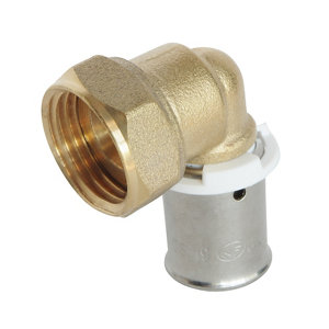 Coude à sertir en PER, femelle - 15 x 21 mm Ø 16 mm