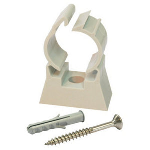 Attache de fixation simple pour tube Ø 20 mm