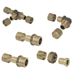 Lot de 10 raccords PER à glissement