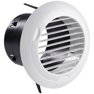 Kit manchette trident + bouche d'extraction blanc - Ø 125 mm