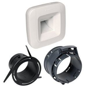 Kit bouche de ventilation hygroréglable pour VMC salle de bain ou cellier diamètre 80 mm