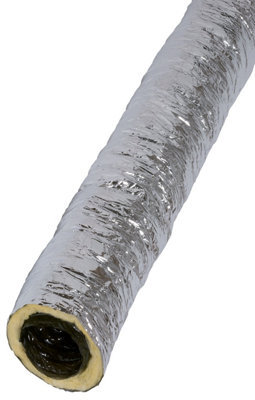 Gaine en PVC souple isolée Aldes 25mm ø125 mm x 6 - vue 1