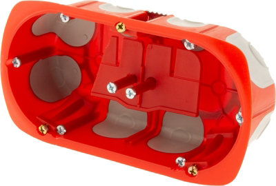 Boîte d'encastrement No Airbox Multiplat 2 postes P 40 mm Protec