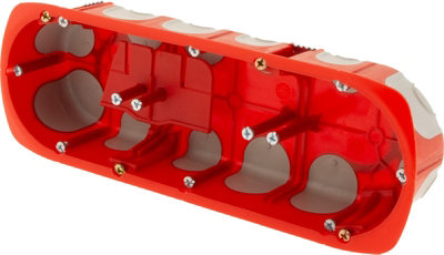 Boîte d'encastrement No Airbox Multiplat 3 postes P 40 mm Protec