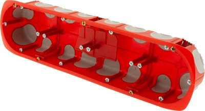 Boîte d'encastrement No Airbox Multiplat 4 postes P40 mm Protec