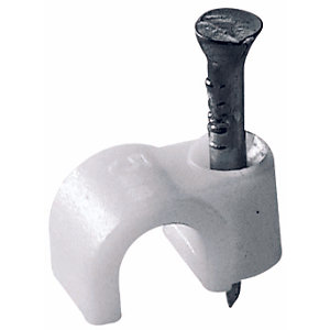 ATTACHES Diam. 5 mm blanc