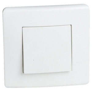 Interrupteur "Antaria II" blanc bornes automatiques