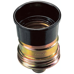 Douille acier/laiton E27 simple bague