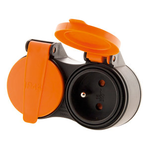 Prises biplite étanches IP44 NF