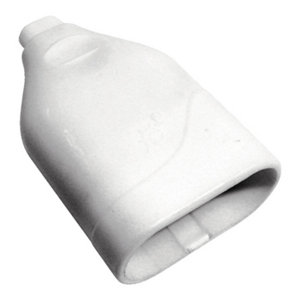 Fiche femelle 2P 6A blanche