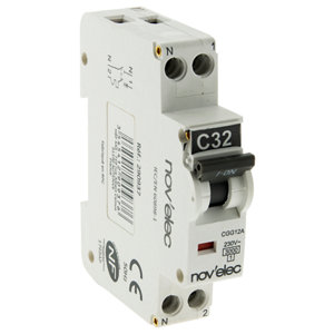 Disjoncteur 3 kA à vis 32A phase neutre