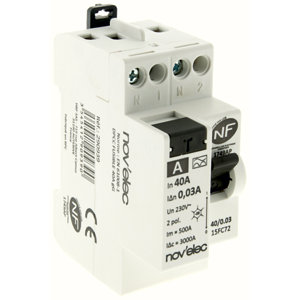 Interrupteur différentiel 30 mA 40A type A