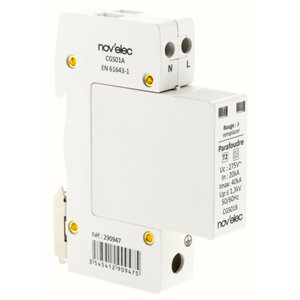 Parafoudre modulaire Avec un câblage simplifié,