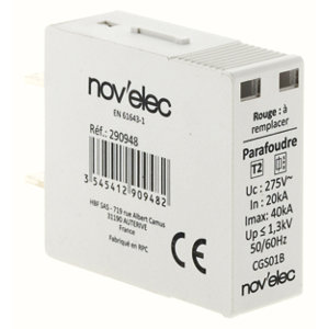 Cartouche parafoudre modulaire 40ka