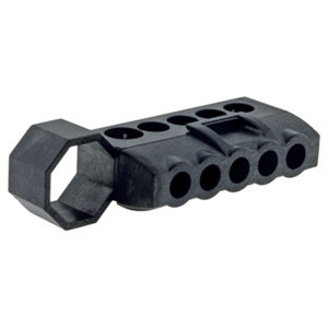 Bornier phase 5 connexions - Noir