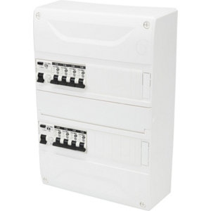 Tableau pré-équipé T1T2 2R  26 modules blanc