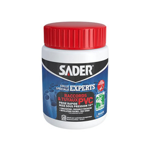 Colle raccords et tuyaux PVC – Pot de 500ml avec pinceau intégré