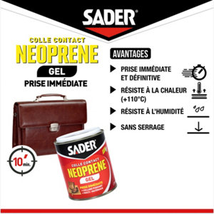 Colle contact néoprène gel - 750 g
