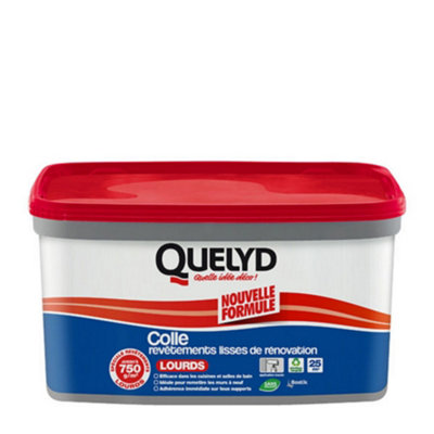 Colle pour revêtements lisses de rénovations lourds jusqu'à /m² Quelyd pâte 5kg - vue 2