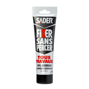 Colle glue pour fixer sans percer tous travaux blanc 100 g