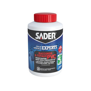 Colle raccords et tuyaux PVC – Pot de 1L avec pinceau intégré