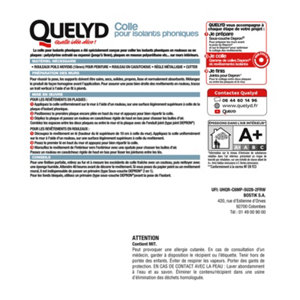 Colle pour isolants phoniques en plaques et en rouleaux - 3kg