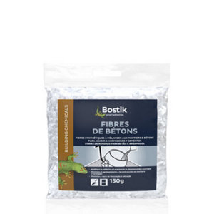 Fibres de béton à mélanger avec le ciment - sachet de 150 g
