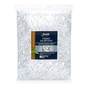Fibres de béton à mélanger avec le ciment - sachet de 750 g
