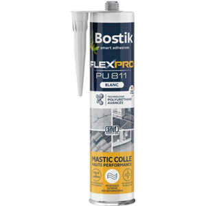 Mastic colle haute performance Flex Pro 300 ml Blanc
