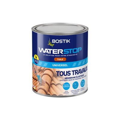 Membrane d’étanchéité BOSTIK Waterstop Réparation fuites Pot 1 kg Couleur tuile - vue 2