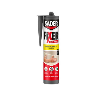 Colle de fixation Sader Fixer Sans Percer Aménagement intérieur 280ml - vue 1
