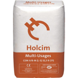 Ciment tous travaux de maçonnerie CEM II CPJ 32,5 (sac de 25 kg)