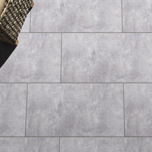 Carrelage de sol intérieur "Montceau" gris - l. 30 x L. 60,3 cm