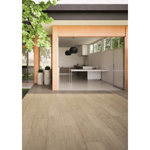 Carrelage de sol extérieur "Meribel" l. 30 x L. 60 cm