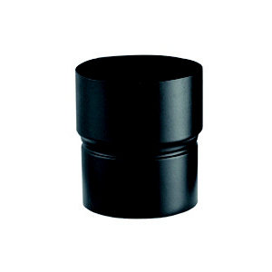 Réduction émaillée noir, femelle Ø 125 femelle Ø 97 mm