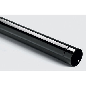 Tuyau de raccordement émaillé noir, Ø 150 mm L. 1 m