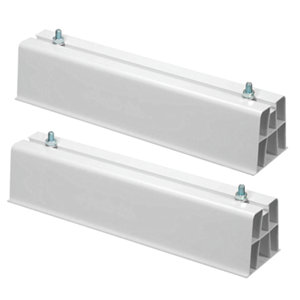 KIT DE 2 SUPPORTS DE SOL PVC - 450 x 100 mm