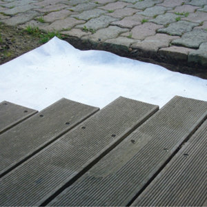 Rouleau géotextile de filtration polypropylène non tissé 160 g/m2 - 0,7 x 50 m